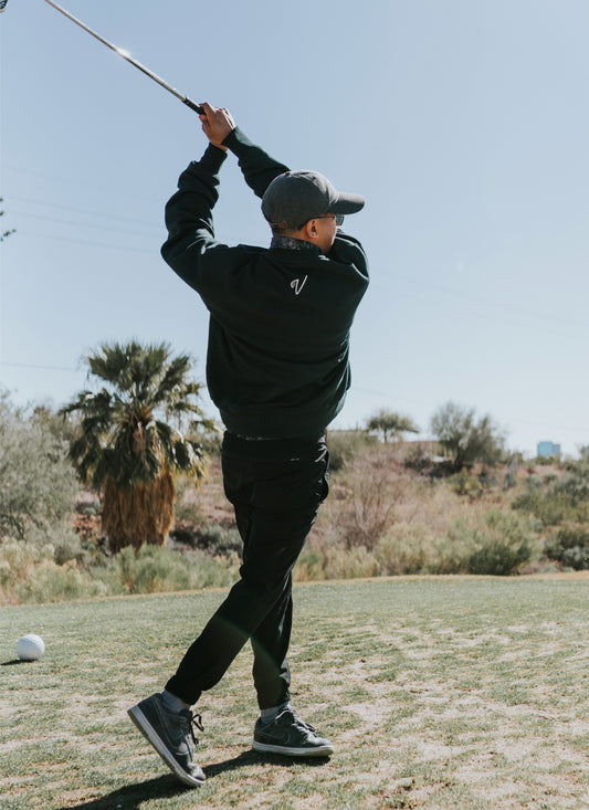 Vibez Varsity Crewneck (Green)