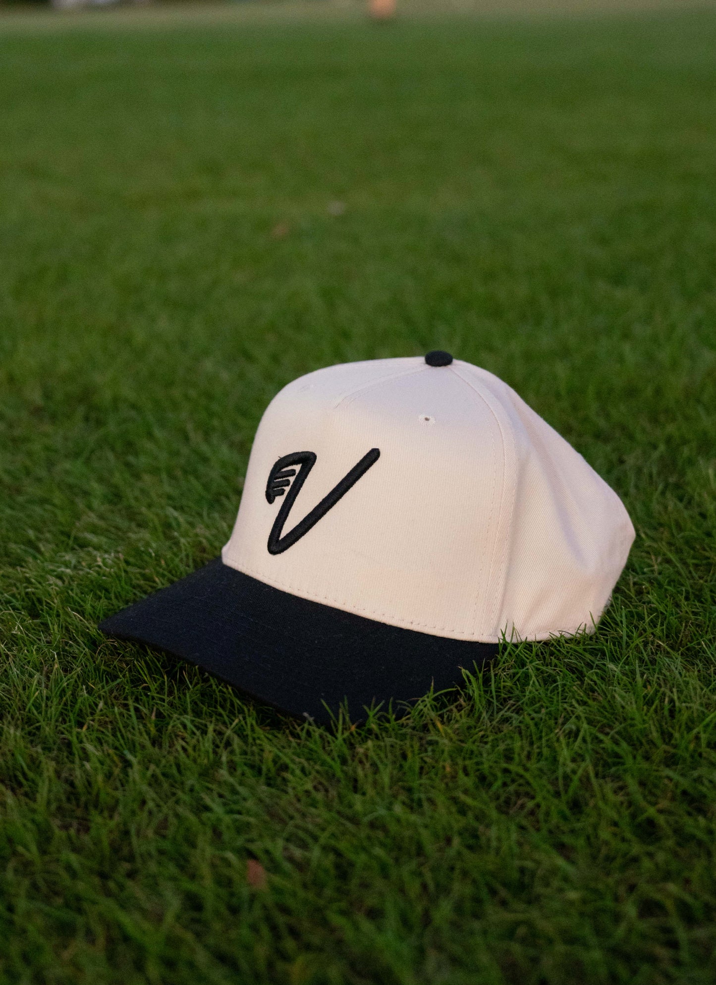 VGC 5-Panel Cap - Black & Tan