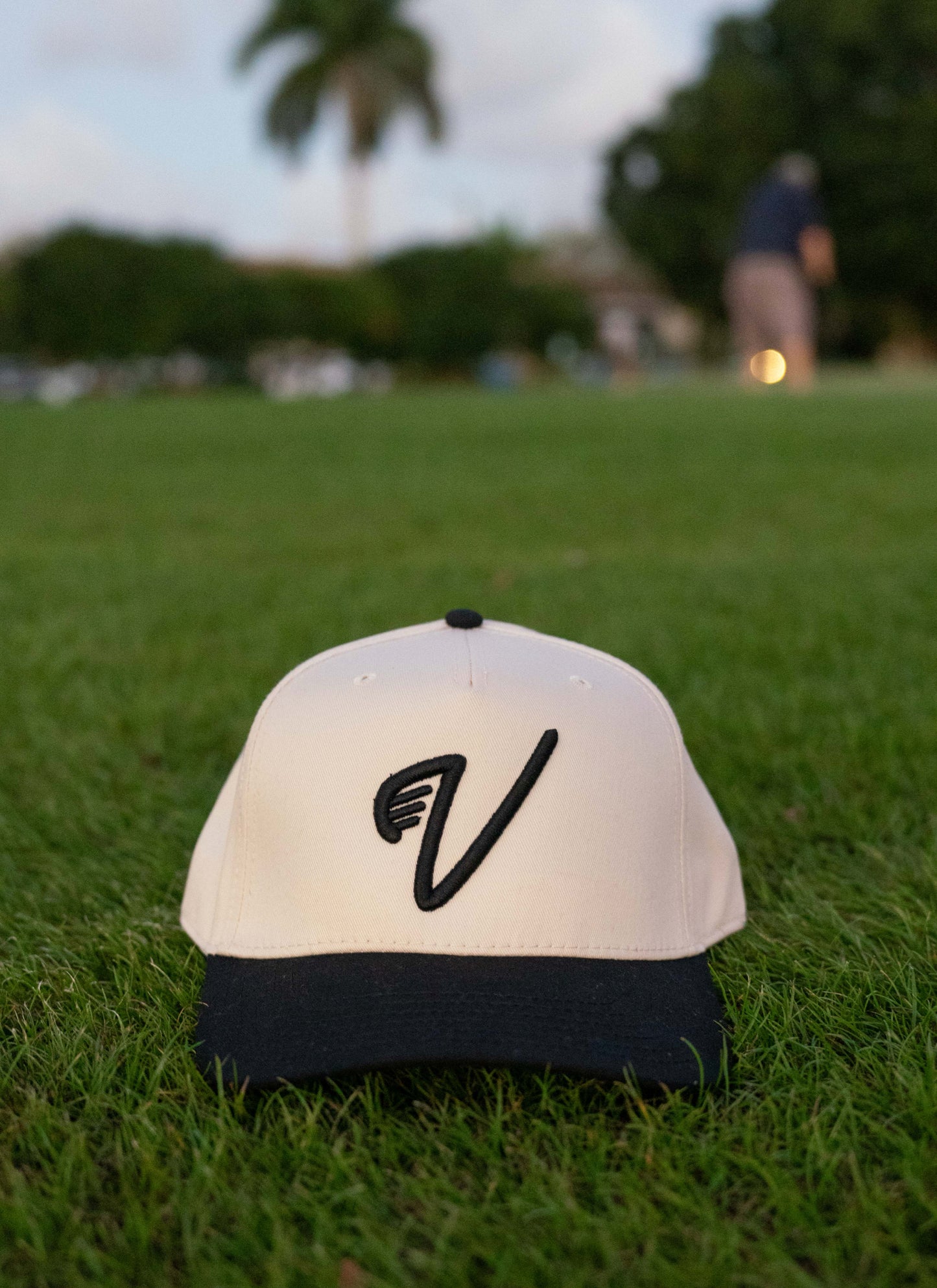 VGC 5-Panel Cap - Black & Tan