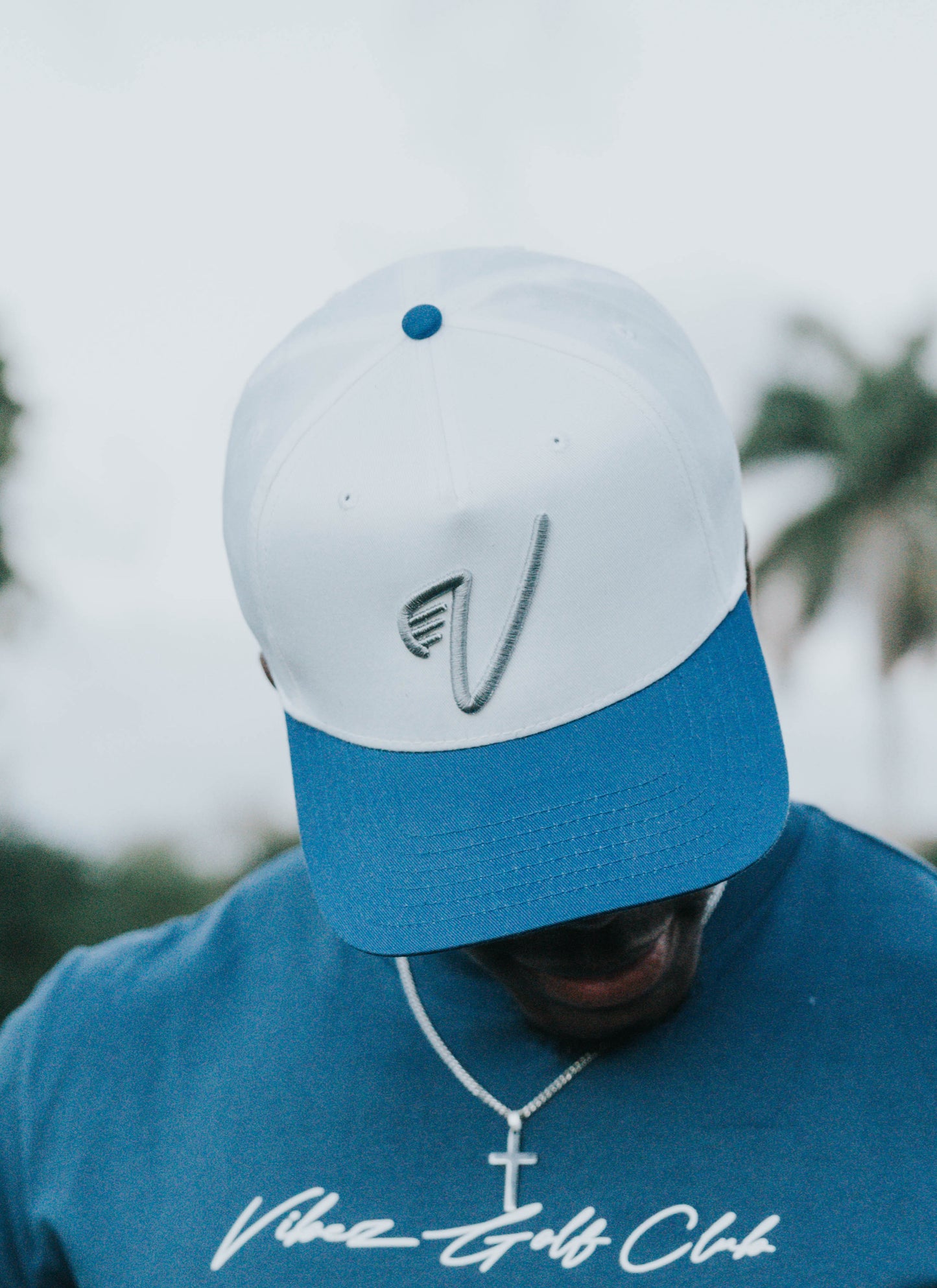 VGC 5-Panel Cap - Royal & White