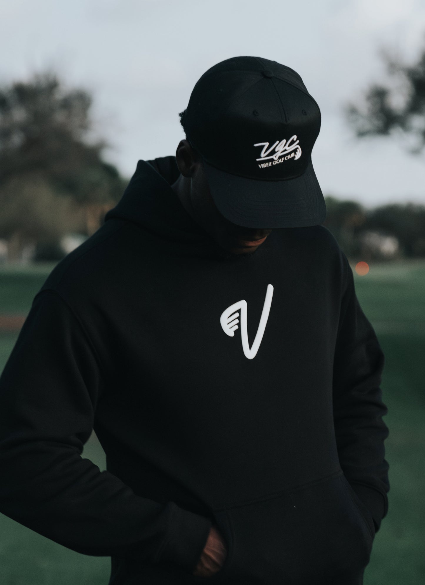 VGC Relaxed Hoodie - Black & White