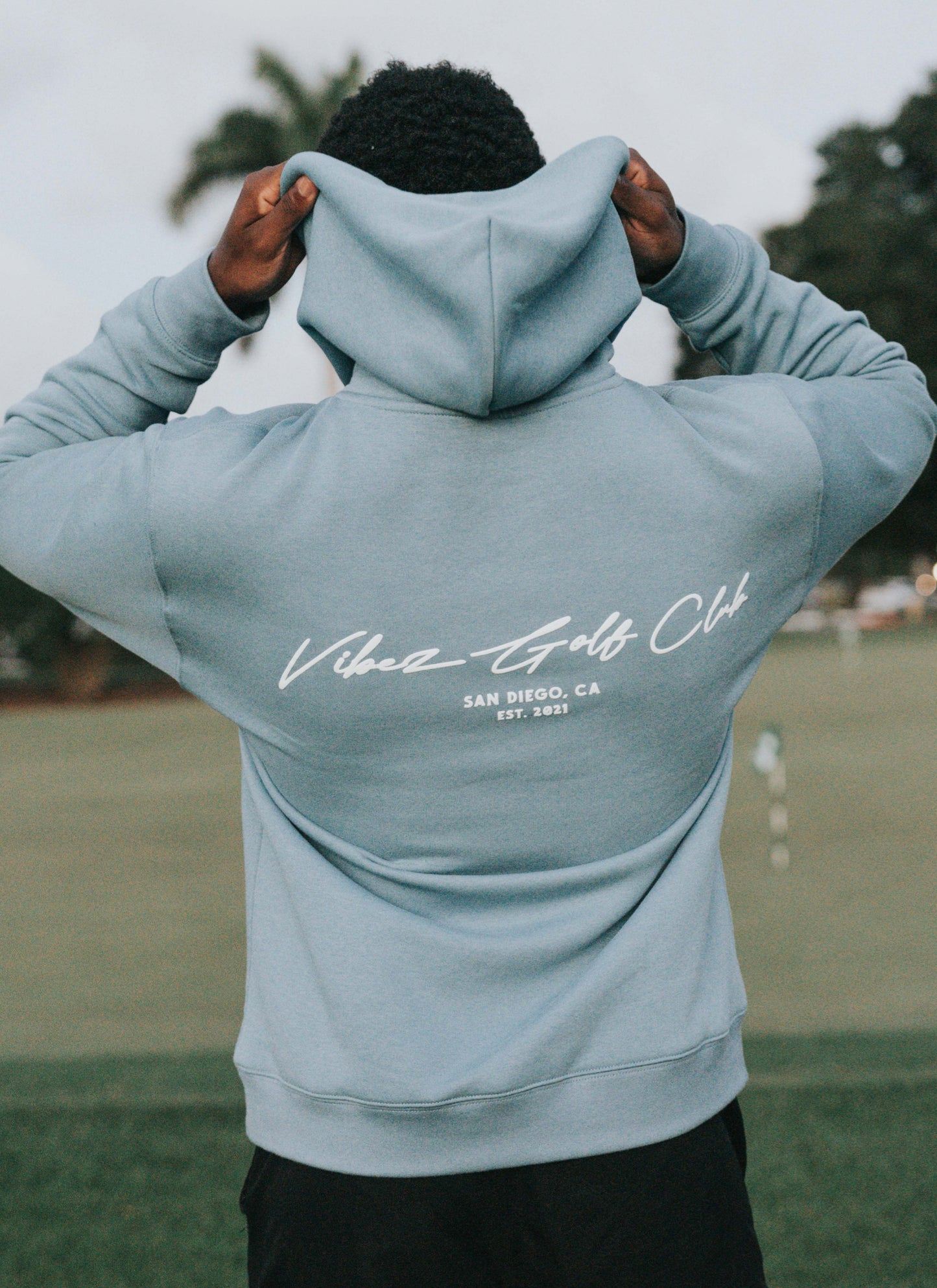 VGC Relaxed Hoodie - Carolina Blue