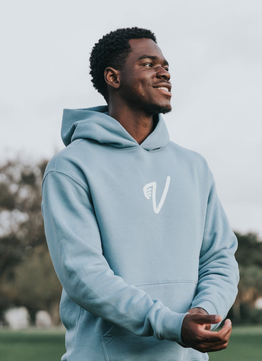 VGC Relaxed Hoodie - Carolina Blue