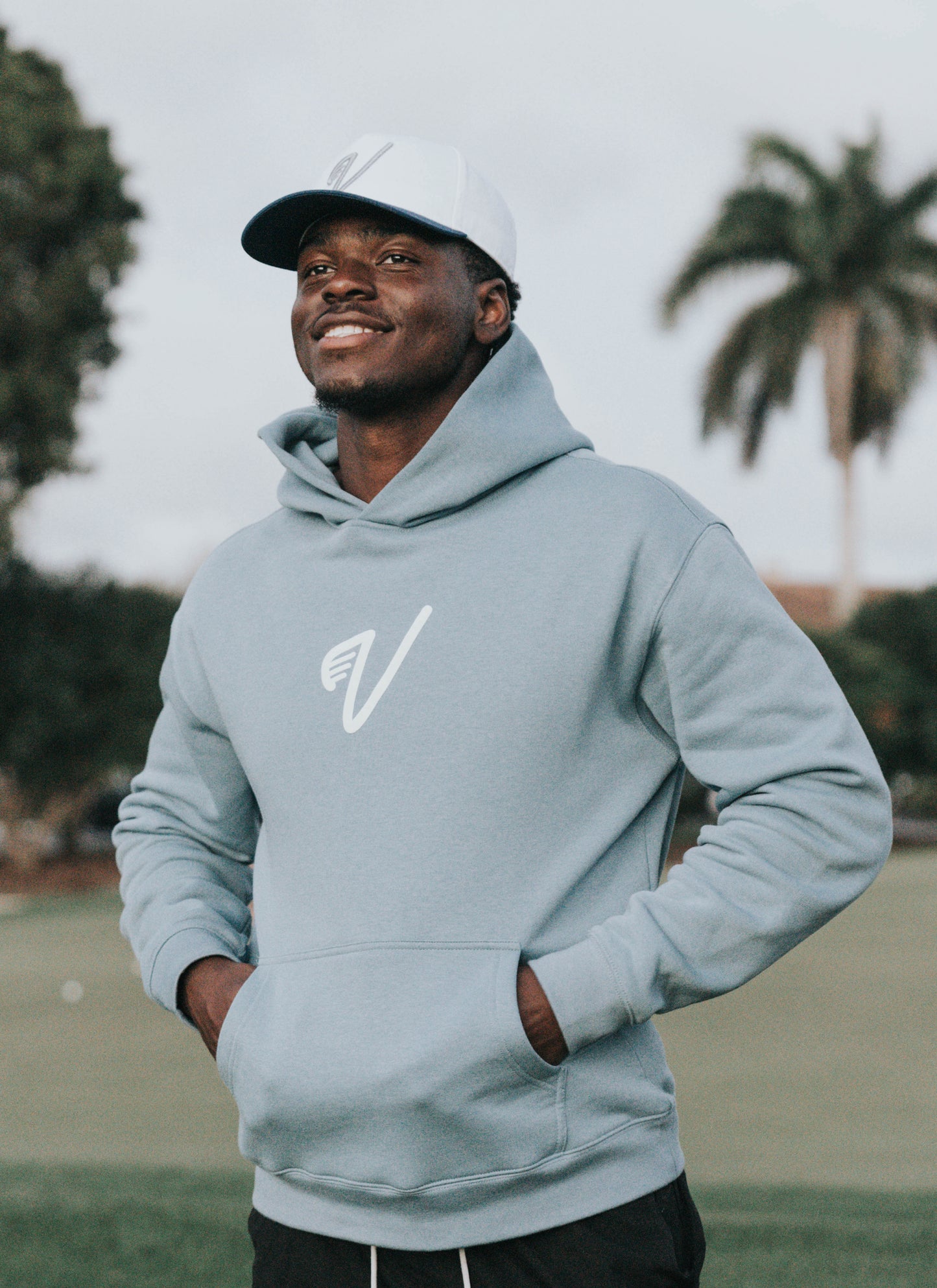 VGC Relaxed Hoodie - Carolina Blue